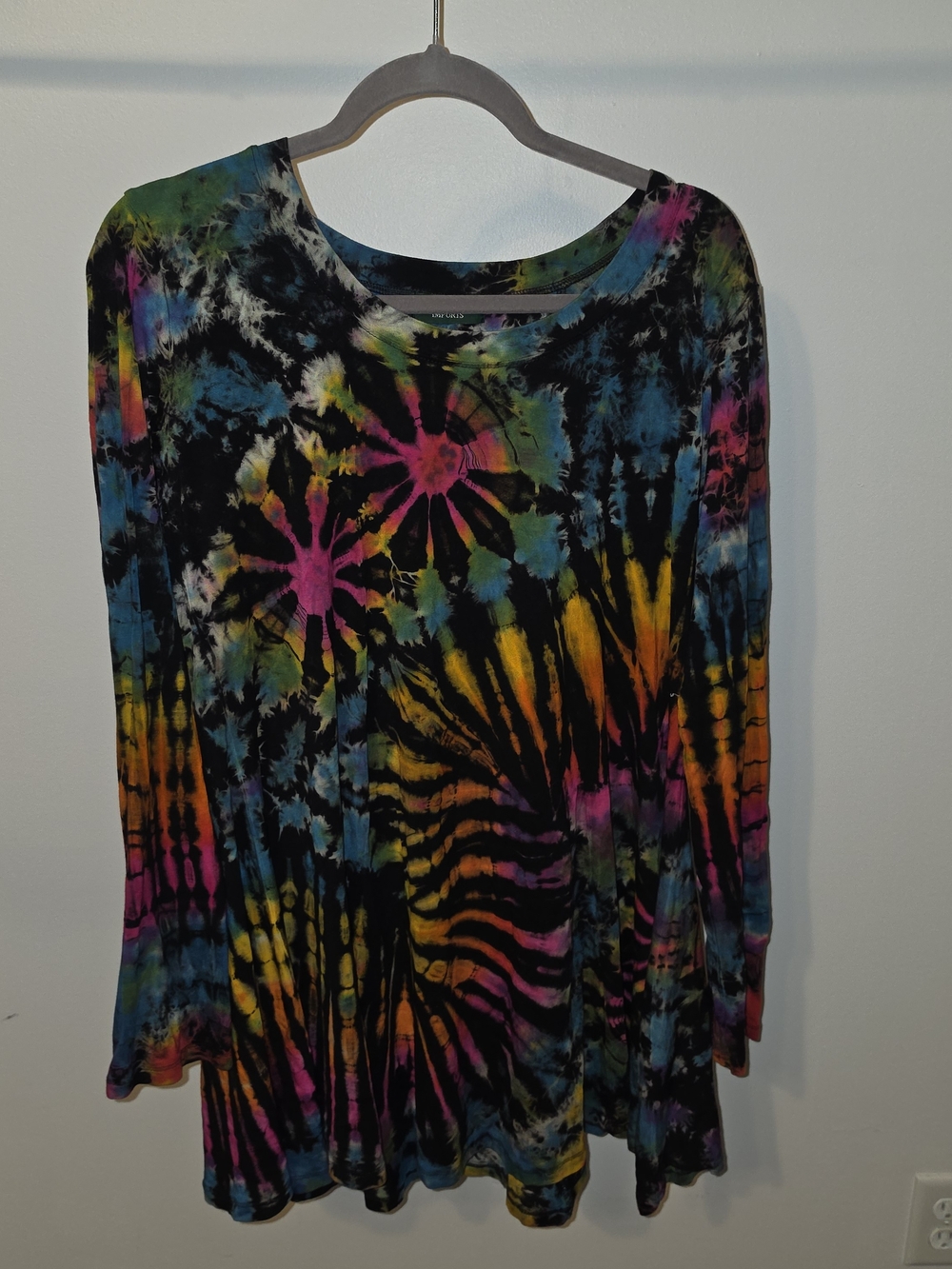 Kathmandu Multicolor Tie-Dye Long Sleeve Tunic